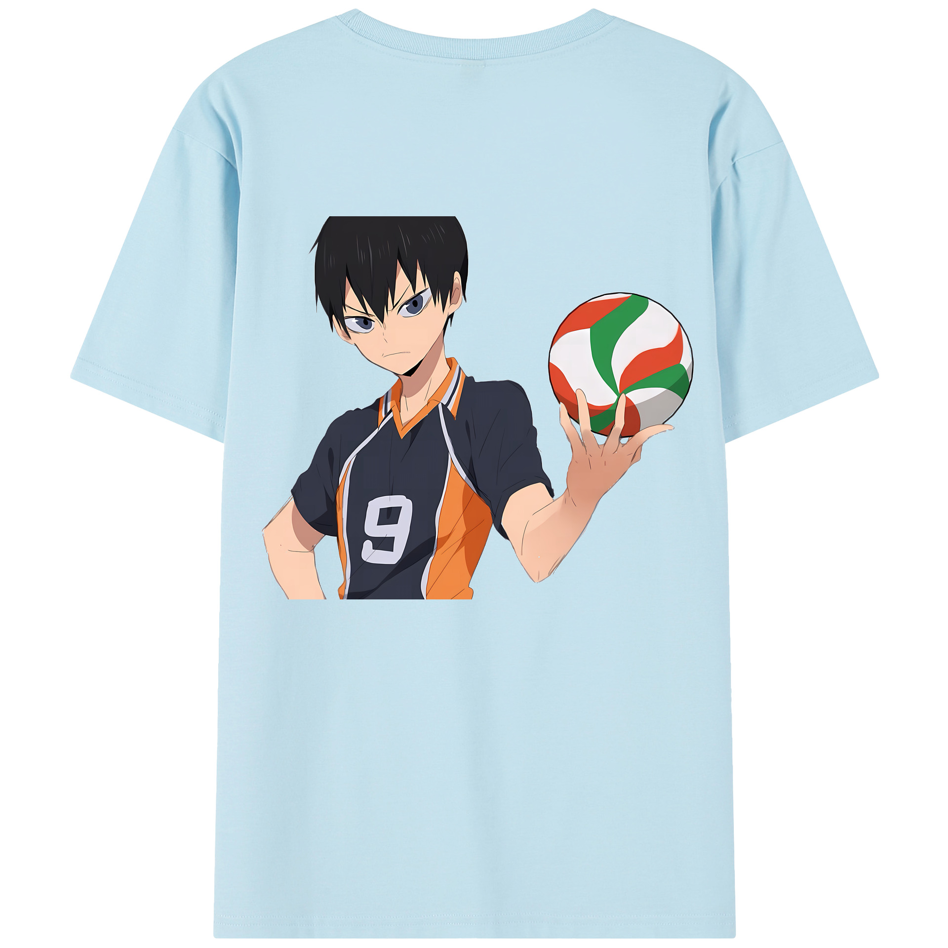 （画像用） ハイキュー!! Haikyu!! 綿100％半袖Tシャツ（背面プリント）
